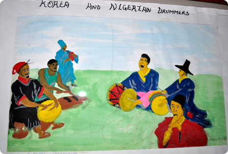 금상 수상작(korean and nigerian drummers)