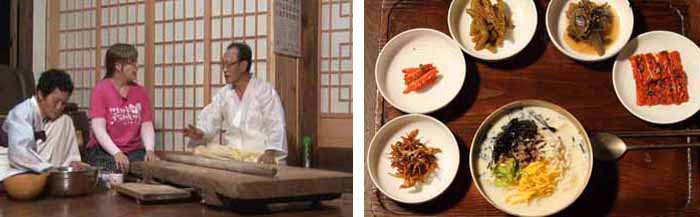 두 번째 코너 ‘Tastes of Korea’에서는 각 지역 전통 음식의 맛을 전한다. (사진제공: KBS World)