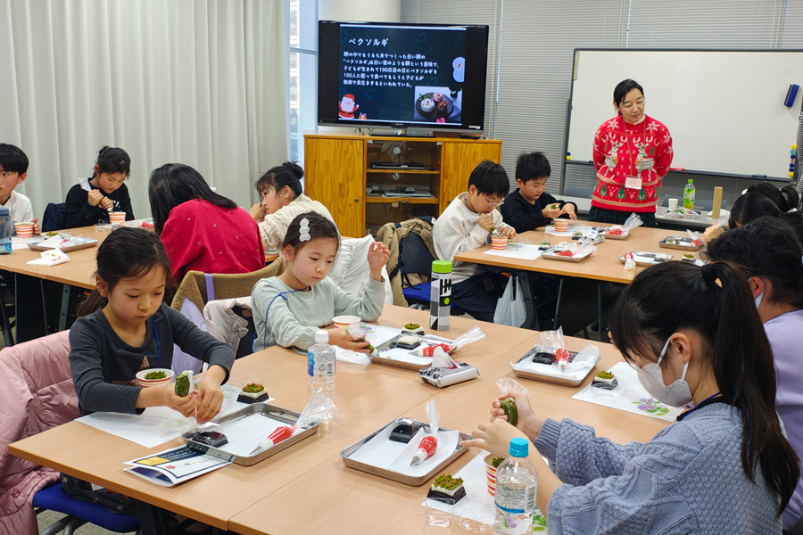 한국 떡을 만드는 체험교실 사진