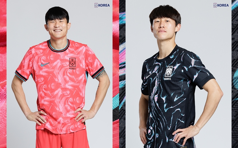 코리아넷뉴스 - 한국 축구대표팀 새 유니폼 공개···단청 문양·호랑이 발톱·나전칠기 | 국제문화홍보정책실