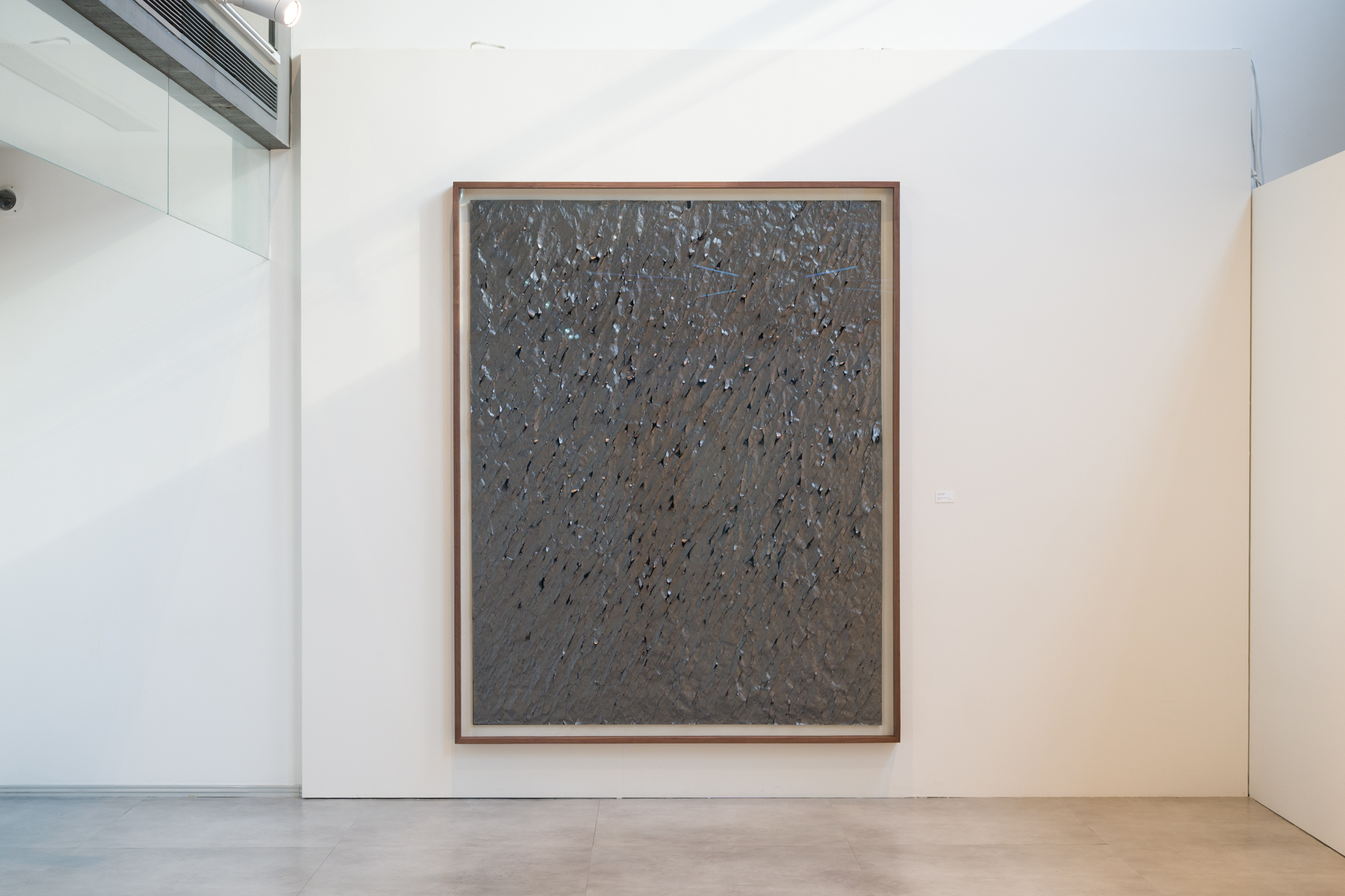 ▲최병소, 무제 - 0240112, 210x160x1cm, 신문에 연필과 볼펜, 2024