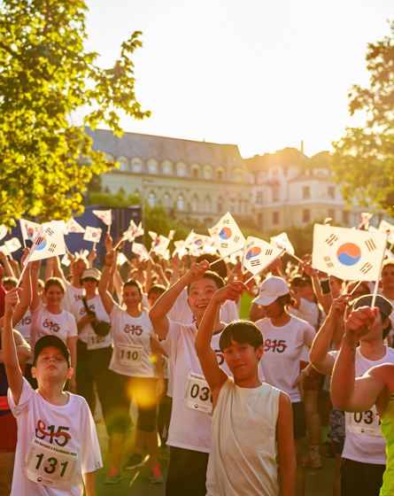주헝가리 한국문화원 광복 80주년 기념 달리기 행사 '815RUN' 개최