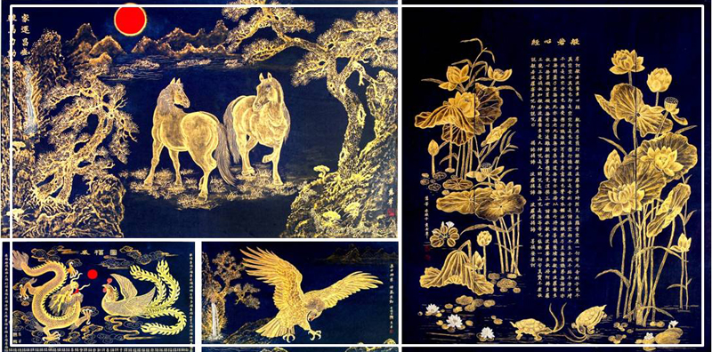 상하이, '황금의 신비-황금 길상도' 展