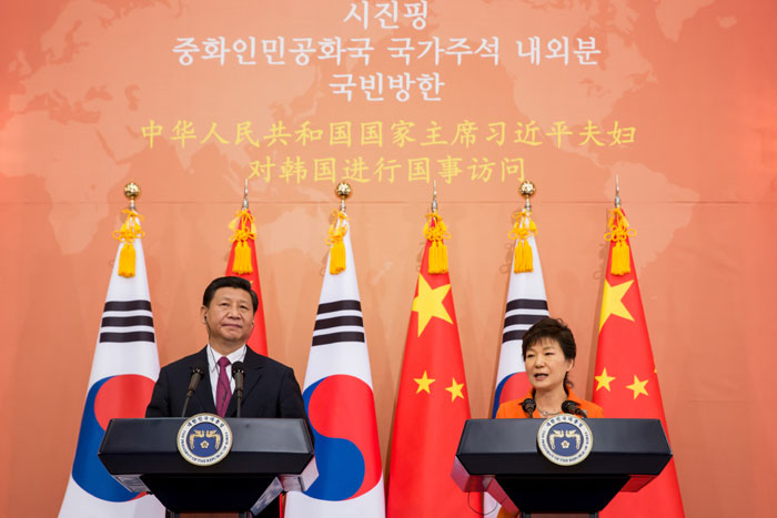 한중 정상, '두 나라는 이웃사촌'