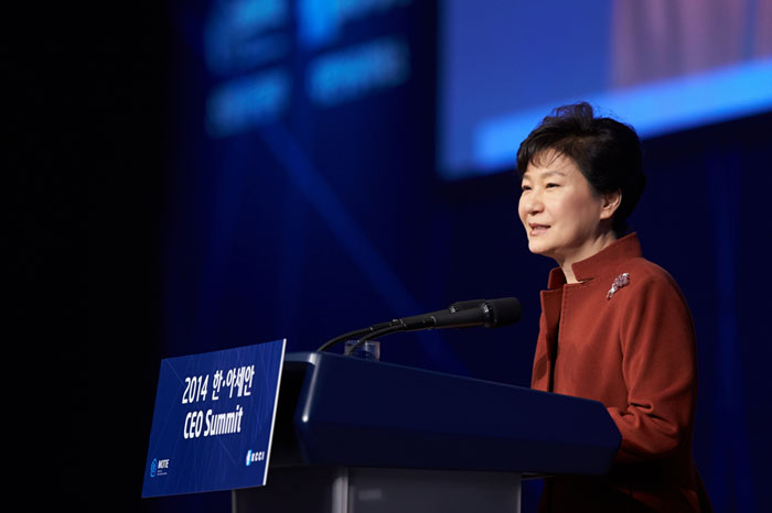 박 대통령, 한-아세안 경제협력 확대 방안 제안