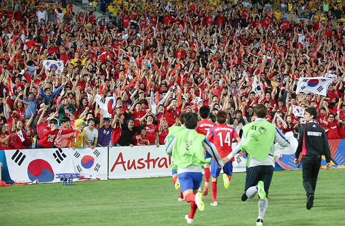 한국축구대표팀, 아쉽지만 잘 했다