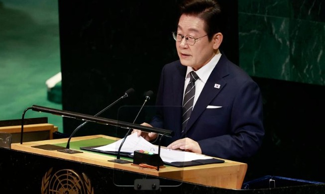 이 대통령, 유엔총회 연설···